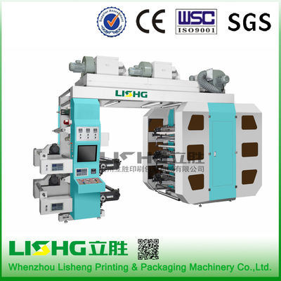 Chine type machine flexographique de la pile 6color impression de feuille de plastique fournisseur