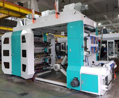 Chine La machine flexographique impression de feuille de plastique de tube avec le double déroulent et double rebobinage fournisseur
