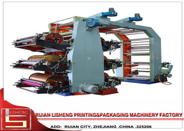 Chine machine d'impression de textile tissé de 6 couleurs non, imprimante de Flexo de papier de petit pain fournisseur